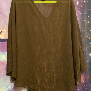 Lane Bryant Shimmer Cover Up